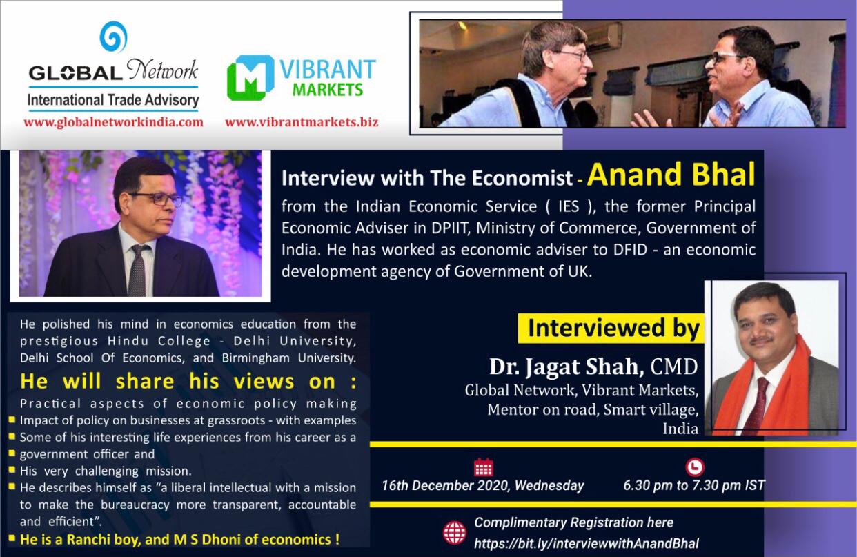 INTERVIEW WITH THE ECONOMIST ANAND BHAL cover