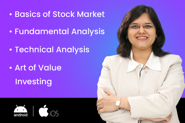 Basics Of Stock Market + Fundamental Analysis + Technical Analysis +Art of Value Investing(For Android & iOS) (BOSM +FA + TA + AOVI - English) cover