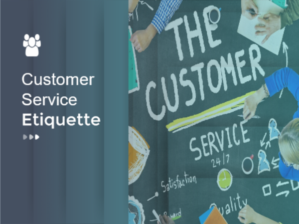 Customer Service Etiquette cover