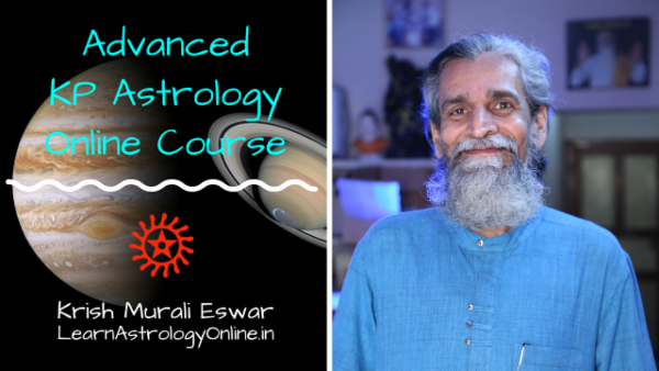 Advanced Simplified KP Astrology English Course cover