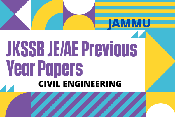 JKSSB JE/AE Previous Year Questions for Civil | Jammu and Kashmir cover