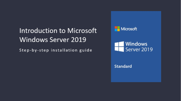 Introduction to Microsoft Windows Server 2019 (Standard) cover