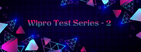 SVIET - Wipro Specific Test Paper - 2 / 10-01-2021 cover