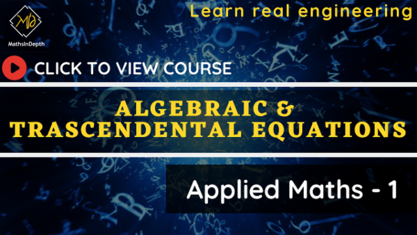 Algebraic & Transcendental Equation cover