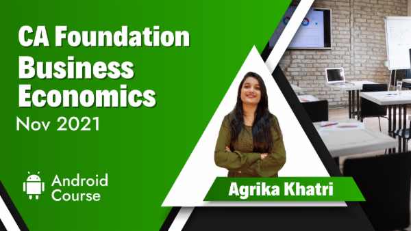 CA Foundation Business Economics Nov 2021 | Mobile App cover
