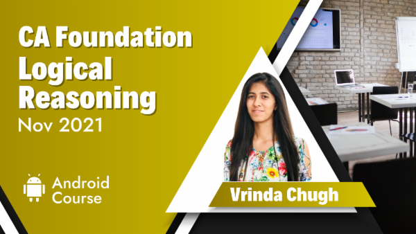 CA Foundation Logical Reasoning Nov 2021 | Mobile App cover