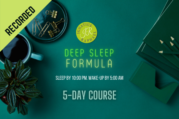 Deep Sleep Formula - 5-Day Course (Recorded) cover