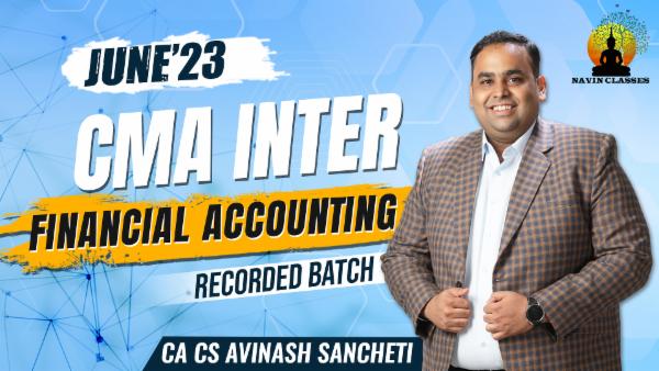 CMA Inter Financial Accounting | Old Syllabus cover