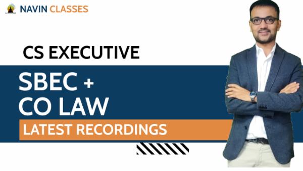 CS Executive SBEC + Co Law cover