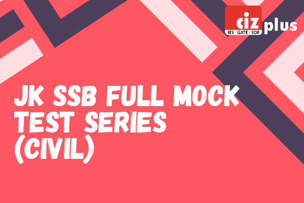 JKSSB JE (Civil) Full Mock Test Series cover