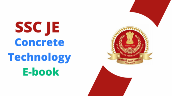 SSC JE Concrete Technology PDF cover