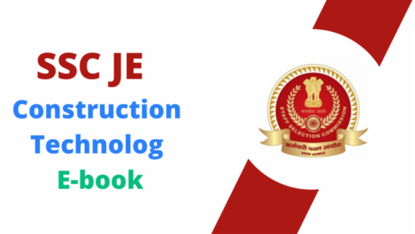 SSC JE Construction Technology PDF cover