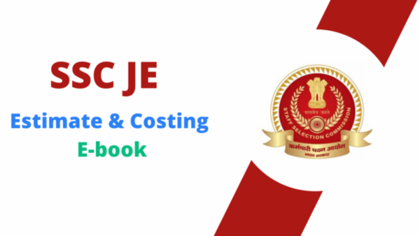 SSC JE Estimate & Costing PDF cover