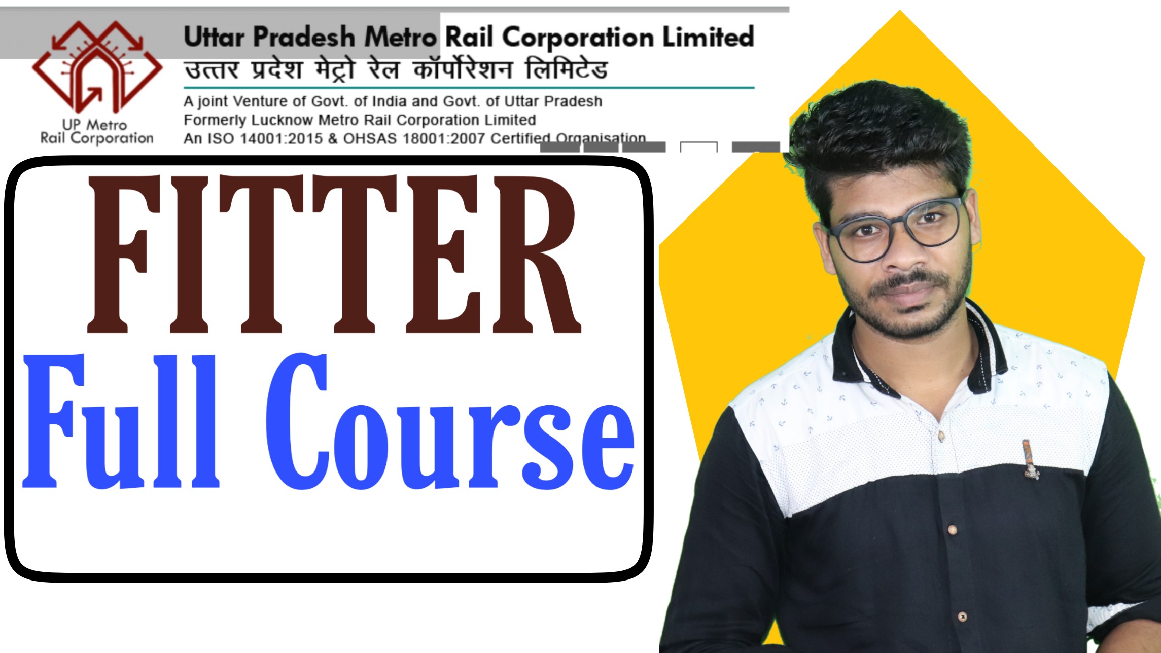 Uttar Pradesh Metro Rail Corporation Limited Fitter Full Course-2021 cover
