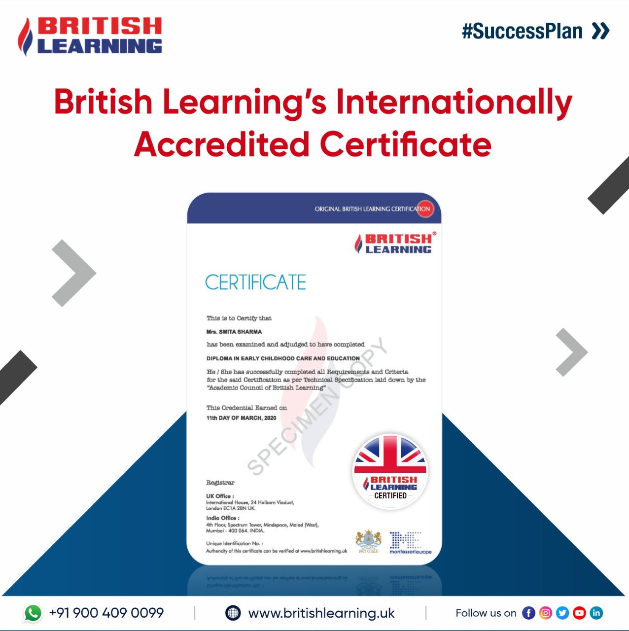 International Certificate Dispatch cover