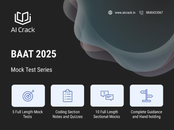 BAAT 2025 Mock Test Series cover