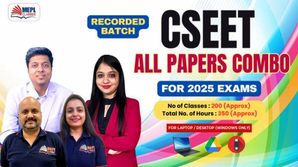 CSEET - RECORDED BATCH - FOR LAPTOP/DESKTOP (WINDOWS ONLY) cover