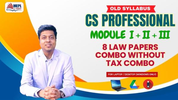 CS PROFESSIONAL - ALL 8 PAPER COMBO EXCEPT TAX - FOR LAPTOP/DESKTOP (WINDOWS ONLY) cover