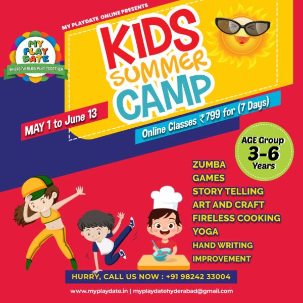 Summer Camp for kids 11 am cover