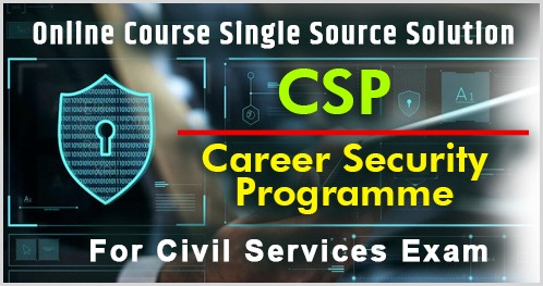 CAREER SECURITY PROGRAMME (CSP) cover