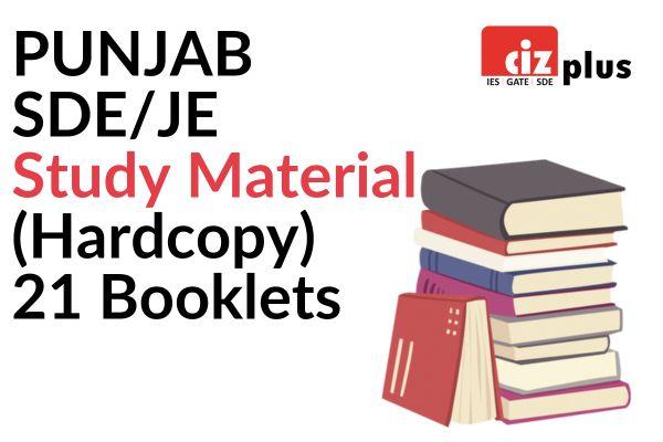 Punjab SDE/JE Hardcopy Study Material (Civil) cover