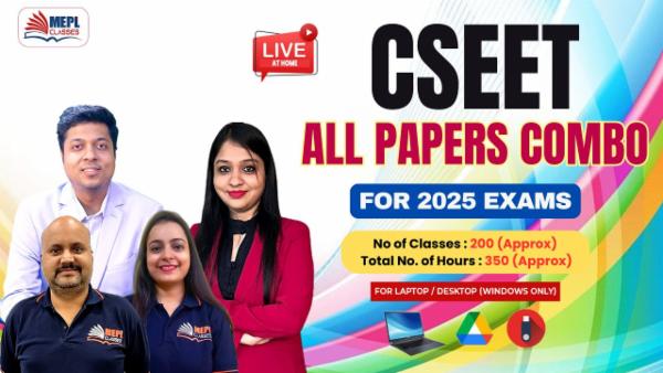 CSEET - LIVE AT HOME BATCH - FOR LAPTOP/DESKTOP (WINDOWS ONLY) cover