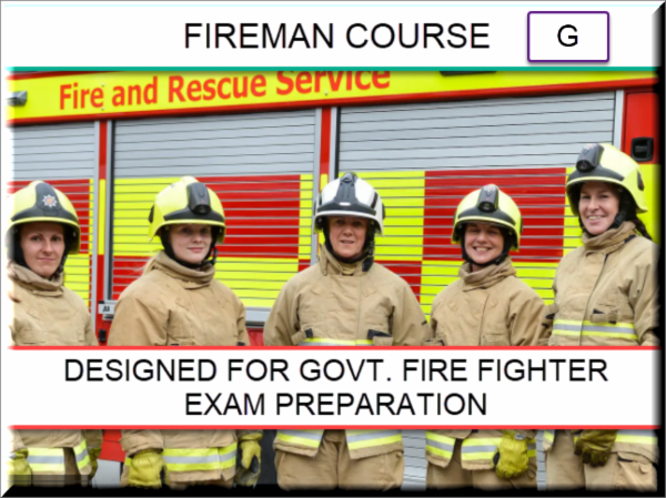 FIREMAN COURSE (DESIGNED FOR GOVT.EXAM PREPARATION) -G cover