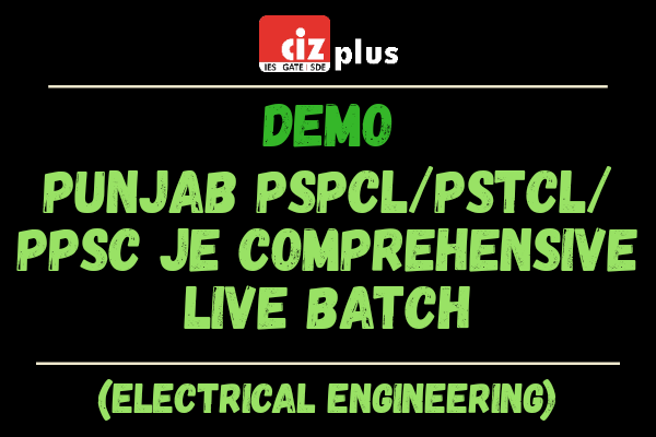DEMO | Punjab PSPCL/PSTCL/PPSC JE (Electrical) Comprehensive Live Batch cover