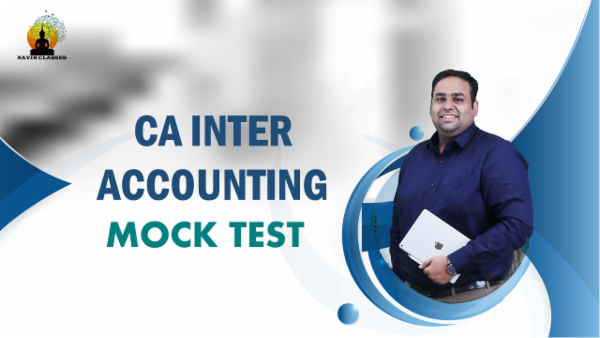CA Inter Accounting Mock Test cover