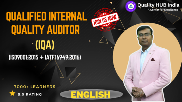 Qualified Internal Quality Auditor -ISO9001:2015 + IATF16949:2016 (English) cover