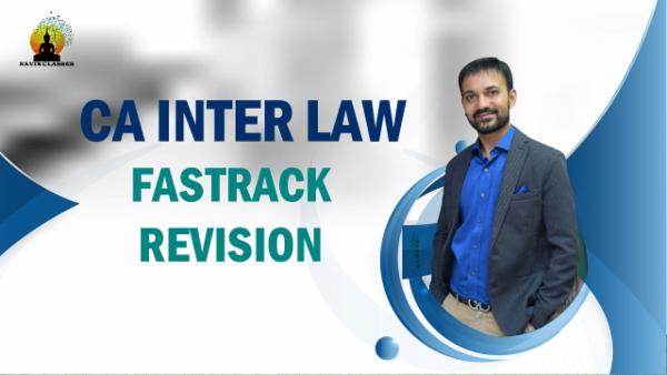 CA Inter Law Fast Track Revision cover