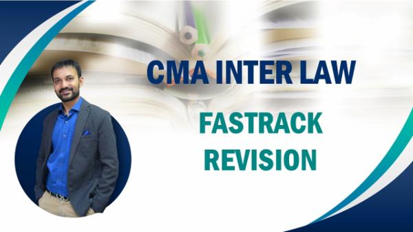 CMA Inter Fast Track Revision cover