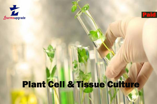 Plant Cell and Tissue Culture Certification Course cover
