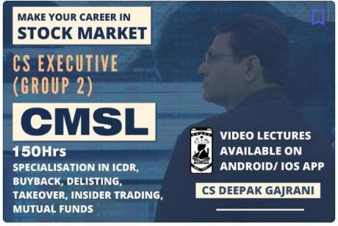 CAPITAL MARKET & SECURITY LAWS - CMSL - Android cover
