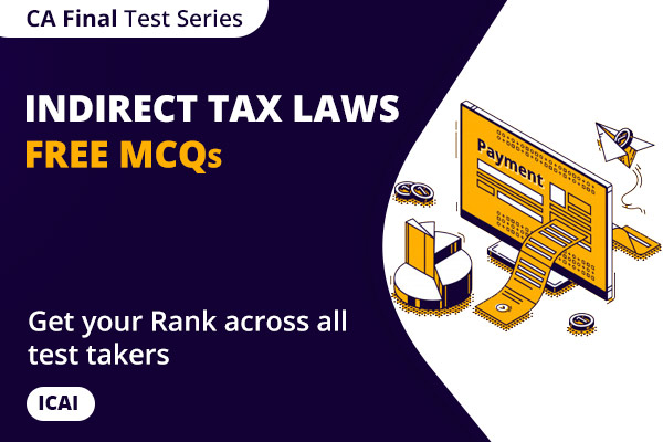 CA Final Indirect Tax Laws ICAI Free MCQs cover