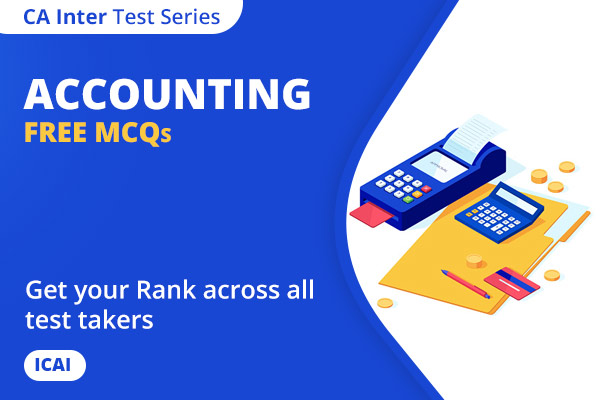 CA INTER Accounting Free MCQs cover