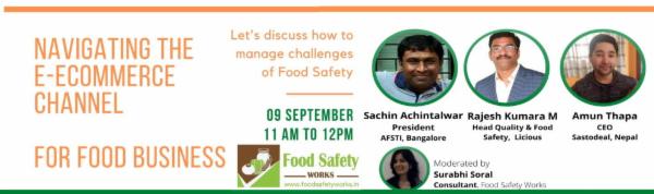Food Safety Conversation: Navigating the E-commerce channel for food business cover