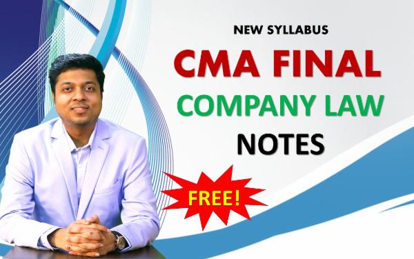 CMA FINAL - COMPANY LAW NOTES cover
