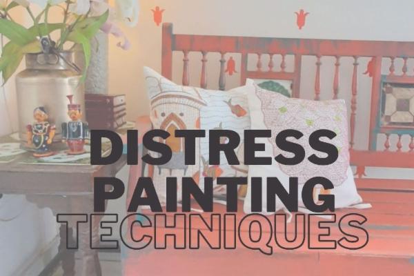 Distress Finish Painting Techniques cover