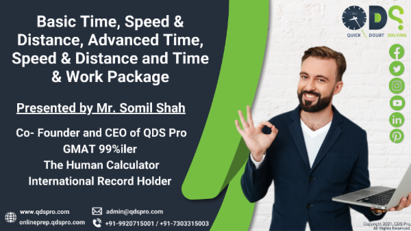 Basic Time, Speed & Distance, Advanced Time, Speed & Distance and Time & Work Package cover