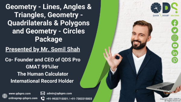 Geometry - Lines, Angles & Triangles, Geometry - Quadrilaterals & Polygons and Geometry - Circles Package cover
