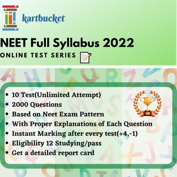 Neet Full Syllabus Test Series 2022 New Pattern cover