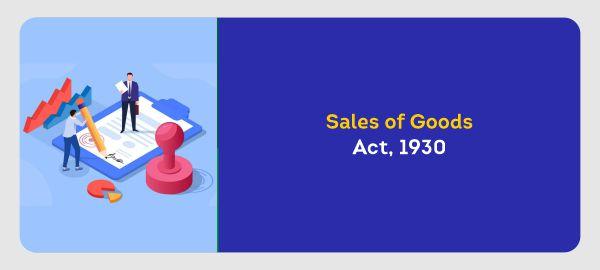Sales Of Goods Act cover