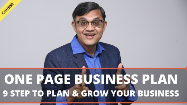 One Page Business Plan - 9 Step Template to Plan & Grow your Business cover