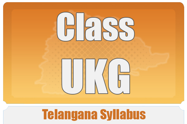 CLASS UKG TELANGANA SYLLABUS cover