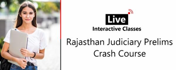 Rajasthan Judiciary Prelims Crash Course cover