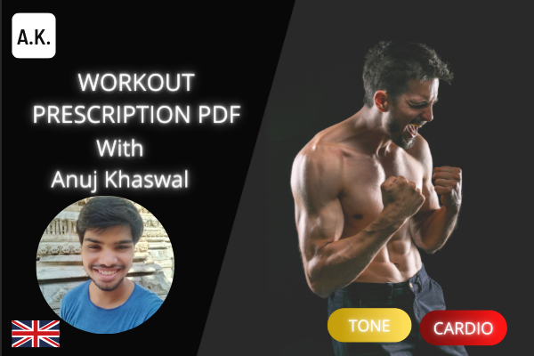 1 Month Workout Prescription Plan PDF cover