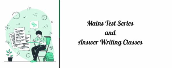 Mains Test Series and Answer Writing Classes cover