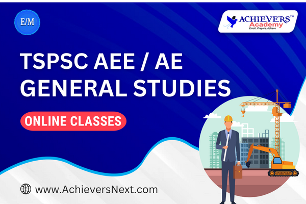 TSPSC AEE/AE General Studies Online Coaching Classes cover