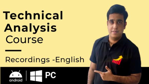 Technical Analysis Course (with ALGO COURSE ) - ENGLISH (RECORDED Course) + Doubt Sessions Support cover